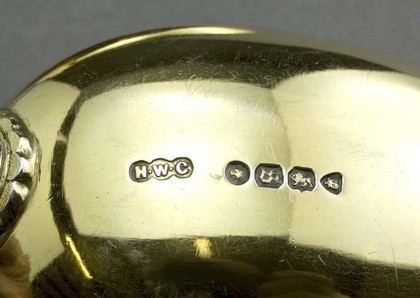Victorian Silver Gilt Goddess Spoons (Pair) - Henry William Curry